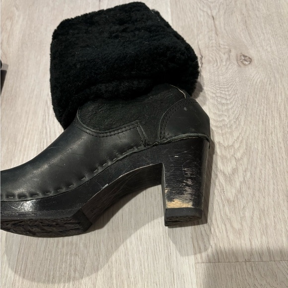 No.6 knee-high shearling clog boots - Picture 5 of 5